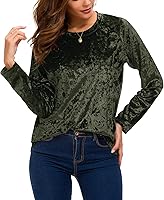 Vista 3 de Camiseta de terciopelo vintage para mujer