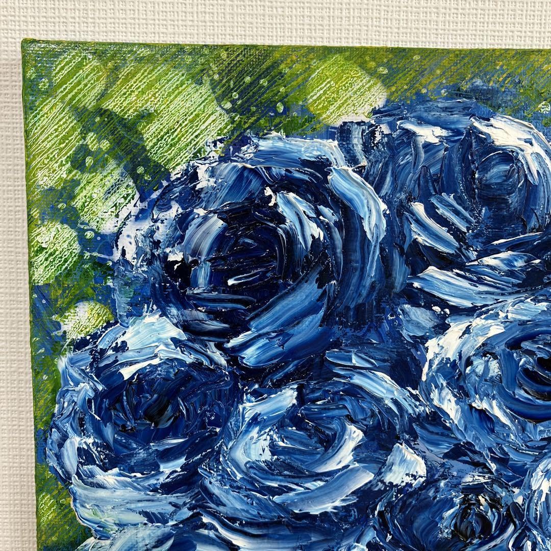 Amazon.co.jp: 絵画 ミクストメディア（油絵×ポーリングアート） 原画