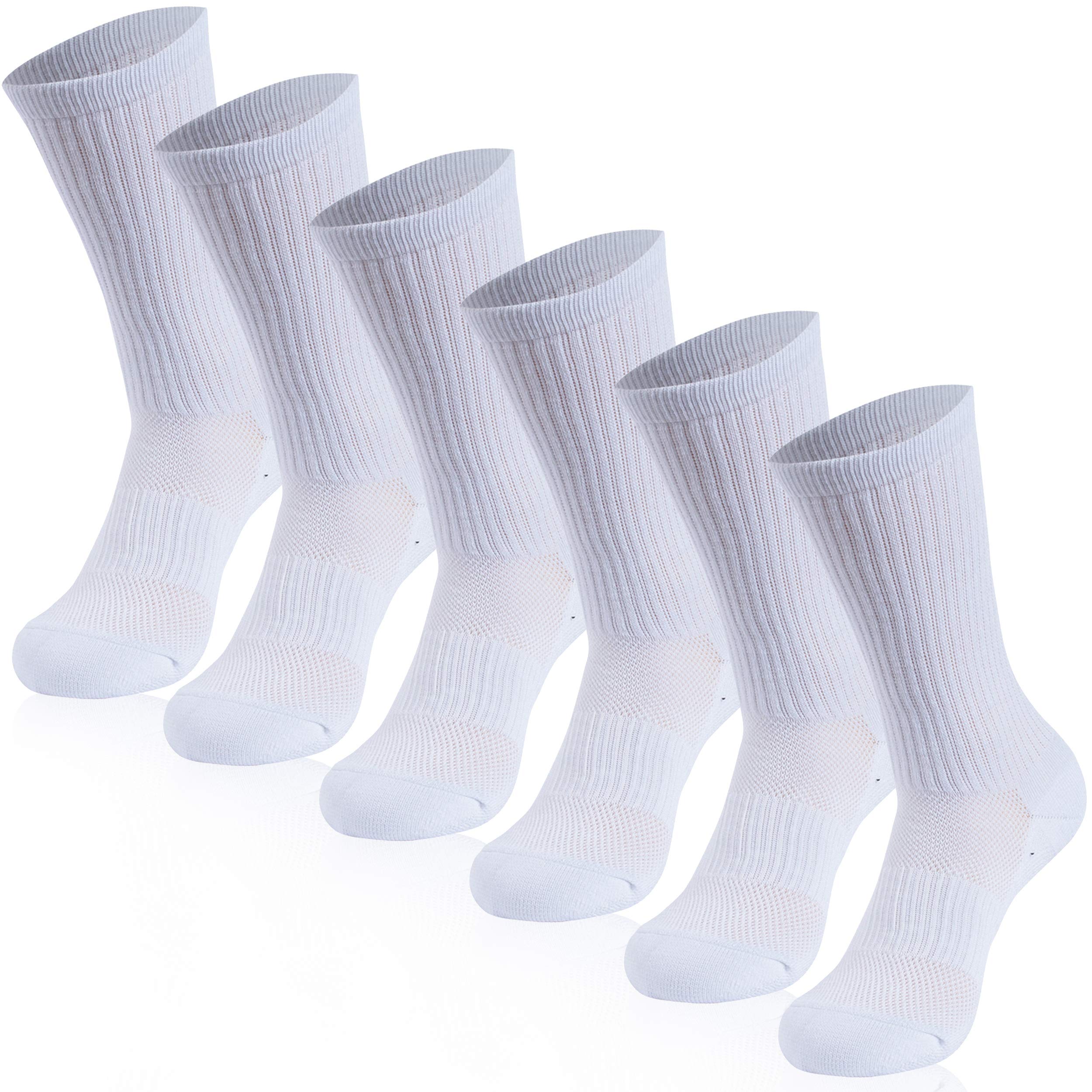Copper Running Socks, Hissox Unisex Ankle Crew Moisture Wicking Anti Smell Sport Trekking Hiking Cushion Socks