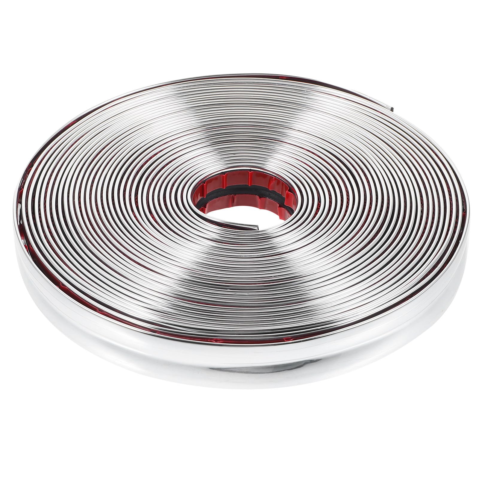 Moldura Autoadhesiva para Esquinas de Pared, Tira Protectora de Pvc Plateada Brillante, 10 Metros de Largo y 2 Cm de Ancho, Flexible y Pelable para Decoración y Protección