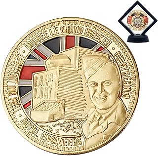 Queen Elizabeth II Memorial Coin |Royal Engineers Beach Queen Memorial Coin - Commemorative Gold Plated Coin Collectibles ...