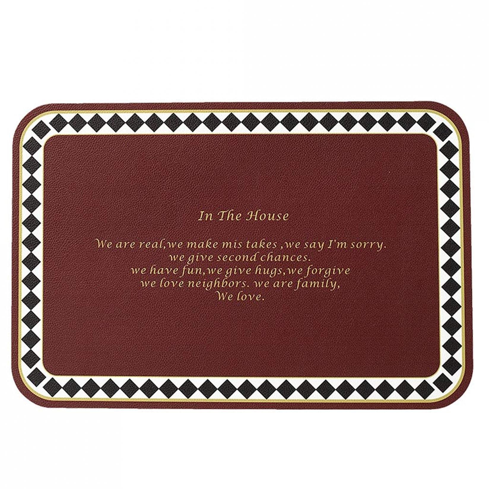 Set de table résistant chaleur tapis table lavable décoration maison salle à manger