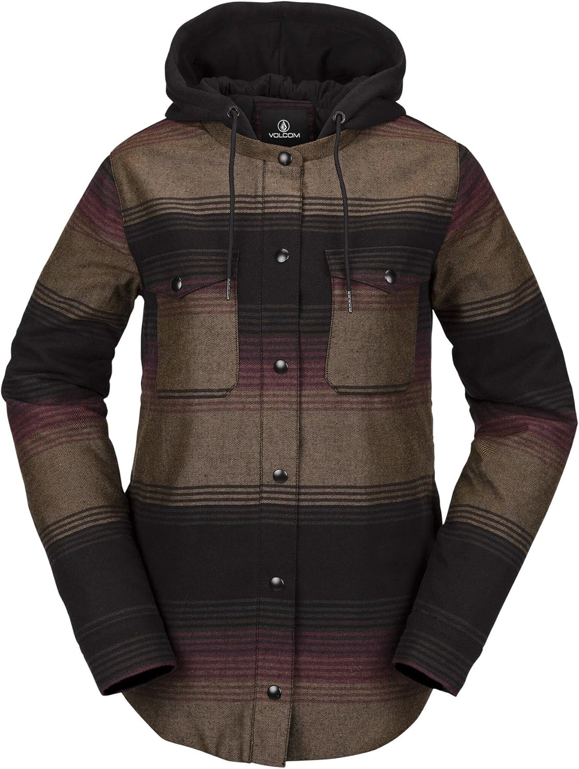 womens hooded flannel