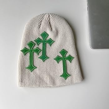 帽子 Y.A.R.N. 3D Cross Handmade Knit hat Y.A.R.N.