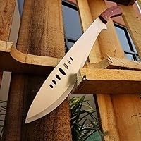 Vista 1 de KCCEDGE BEST CUTLERY SOURCE 19" Full Tang KUKRI Machete Acero Inoxidable Caza Espada Táctica Combate