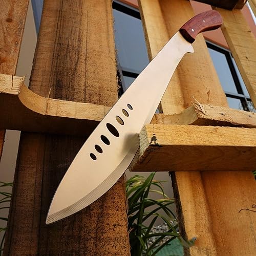 KCCEDGE BEST CUTLERY SOURCE 19" Full Tang KUKRI Machete Acero Inoxidable Caza Espada Táctica Combate