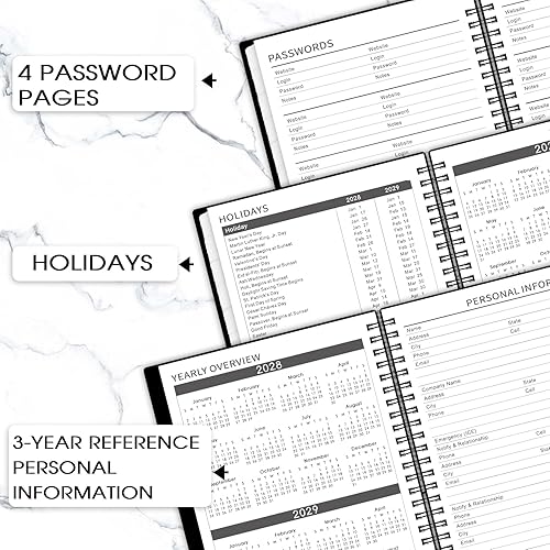 Miniatura 5 de PlanificadorCalendario Mensual 2026-2028 - Planificador Mensual de 3 Años 2026-2028, Ene. 2026 - Dic. 2028, 6.3" x 8.4", planificador mensual con