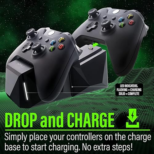 Miniatura 2 de Nyko Xbox One Power Kit Plus - Rechargeable Battery Kit with 2 Batteries, Micro-USB Charge Cable Not Compatible with Xbox SX Not Compatible with