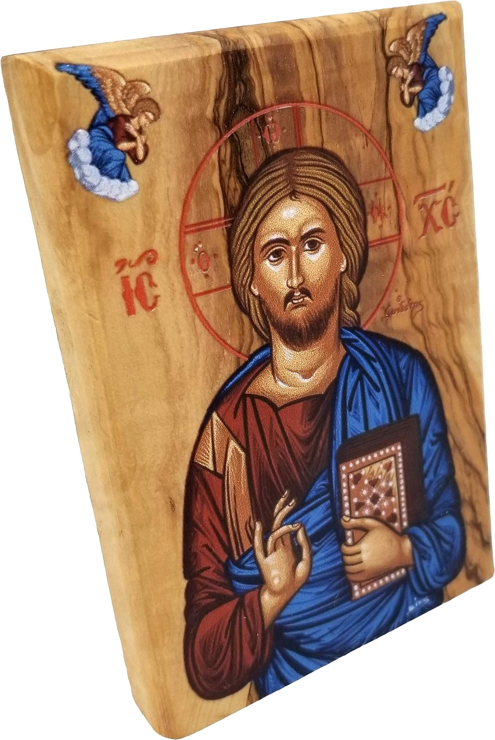 Amazon.com: Logos Trading Post Holy Land Olive Wood Full Color