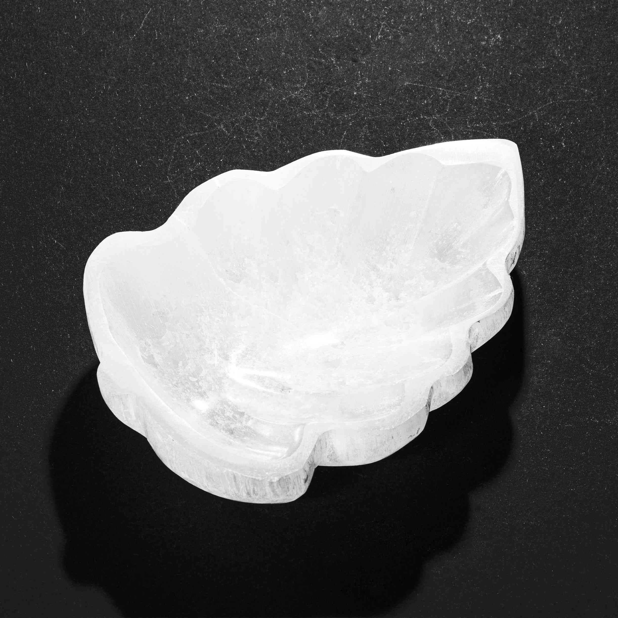 Ciotola Selenite A Forma Di Delfino NKlaus – 18 Cm, Fatta A Mano Per Pietre E Gioielli, Decorazione Armonizzante