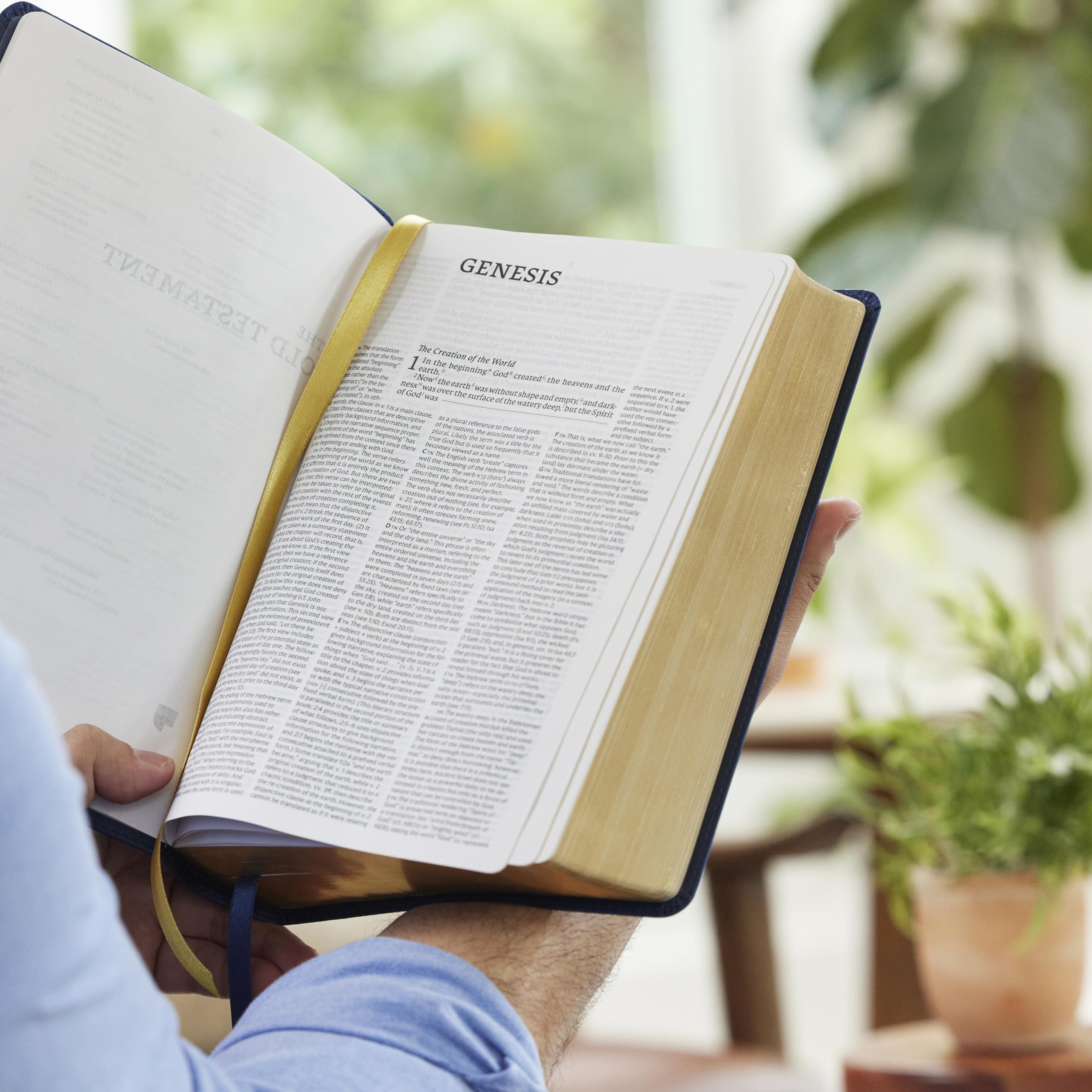 Net Bible, Full Notes Edition (Net, Blue Leathersoft, Comfort Print): Holy Bible