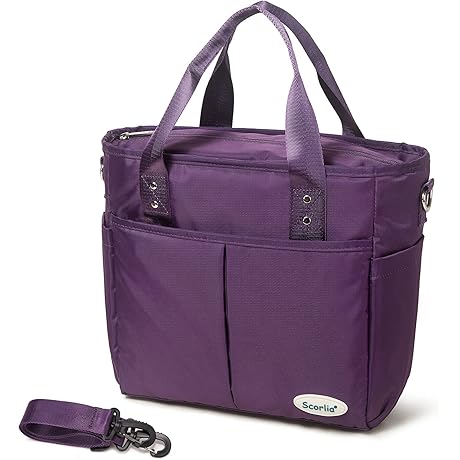 Scorlia Insulated Tall Lunch Bag for Women and Men