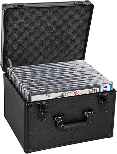 Miniatura 10 de TORIBIO Caja de almacenamiento de cómics graduada, funda rígida impermeable para cómics de grado CGC, protección rígida con interior de espuma