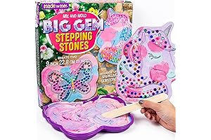 Made By Me Mix & Mold Big Gem Stepping Stones: Kids Paving Prosperity's Path