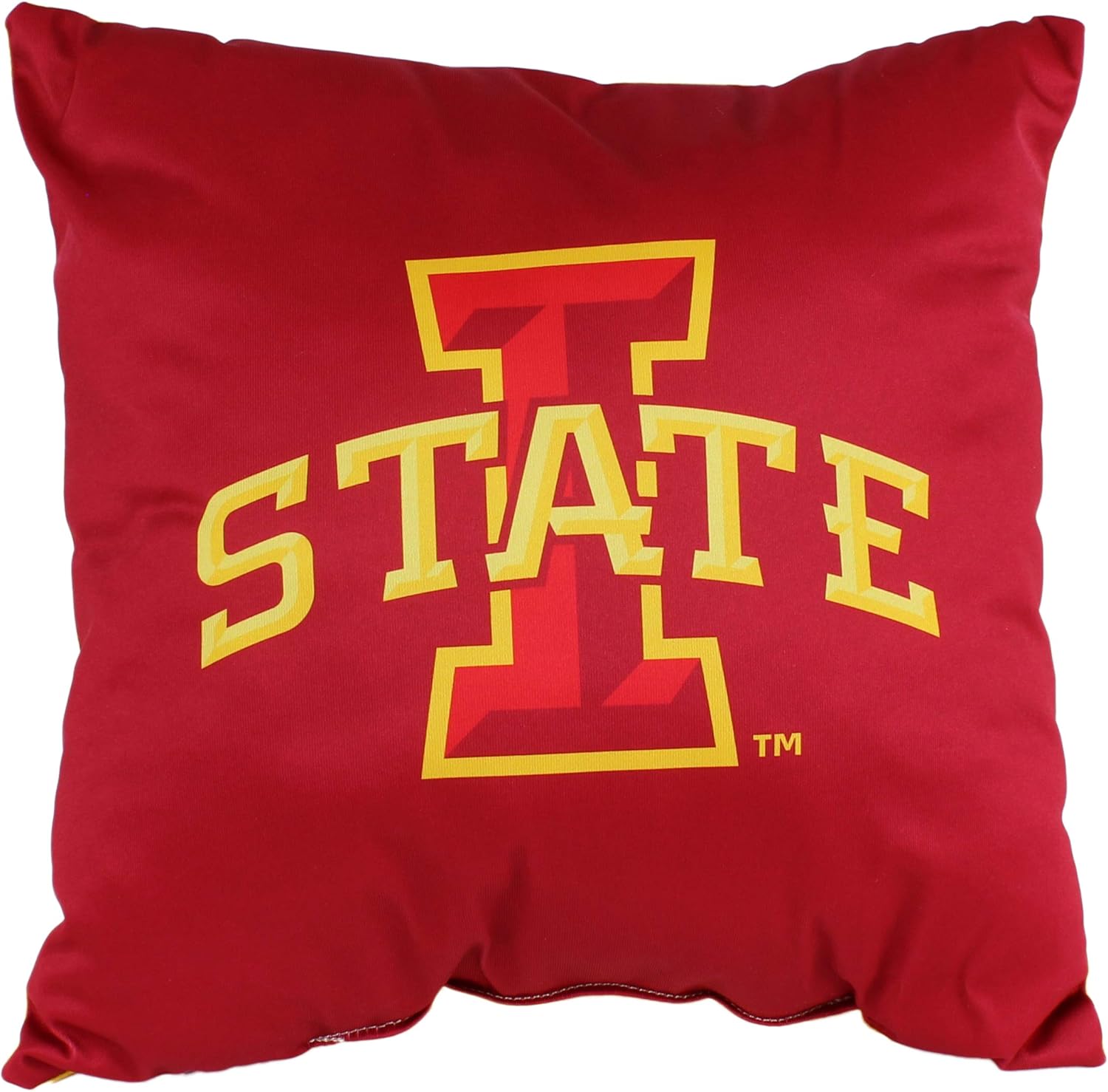 College Covers Everything Comfy Iowa State Cyclones 16" Decorative Pillow Reversible 2 Unique Sides