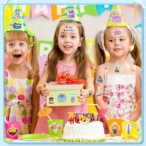 Miniatura 6 de Calcomanías de Halloween, 200 calcomanías de JULBEAR para botellas de Halloween, calcomanías de vinilo que no se repiten para botella de agua,