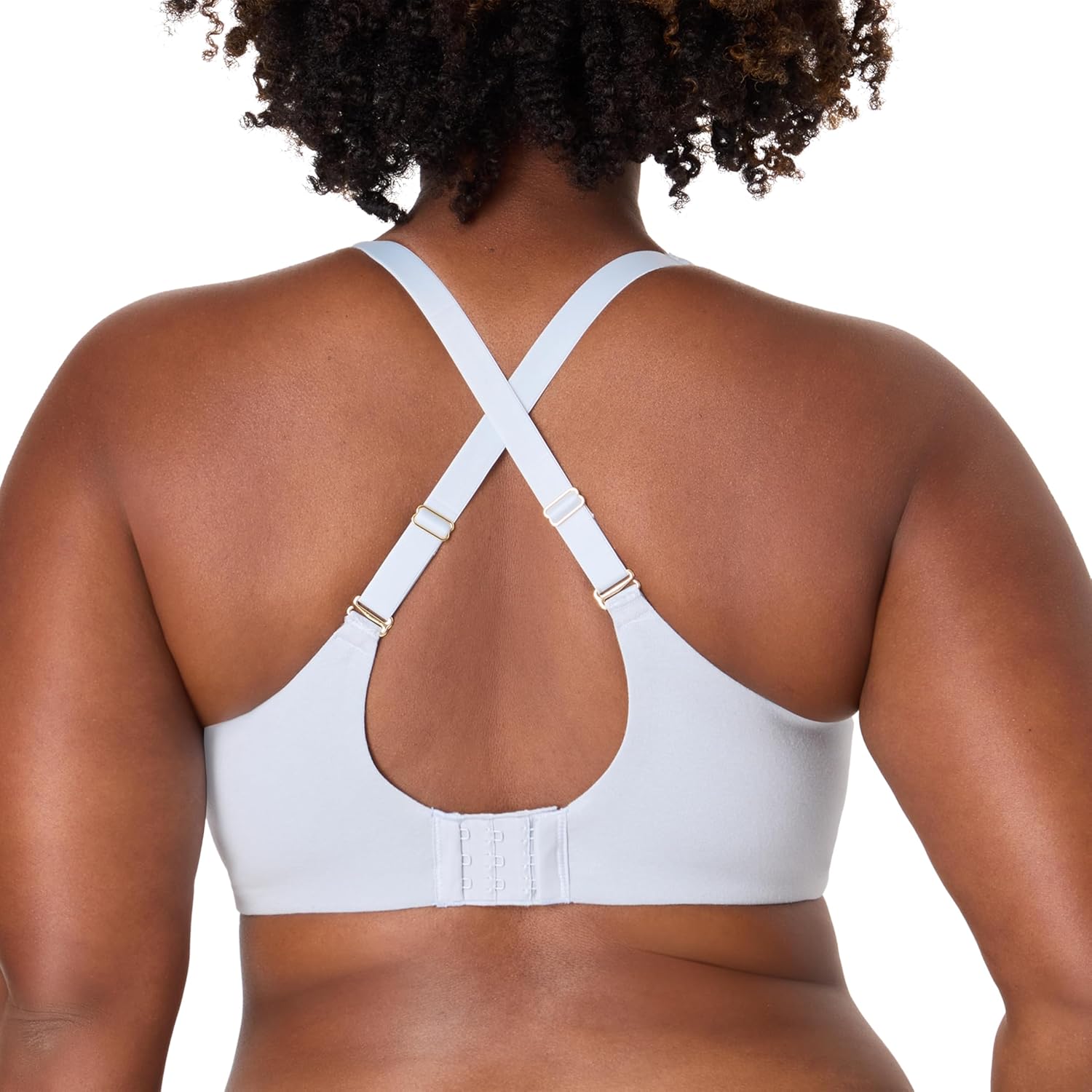 Bali Women's Underwire Bra, Cotton Collection Bras for Women, Moisture-Wicking, Full Coverage, Convertible Straps - Image 3