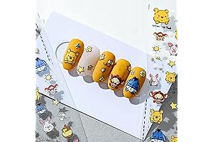 5D Cartoon Care Bear Nail Art Sticker