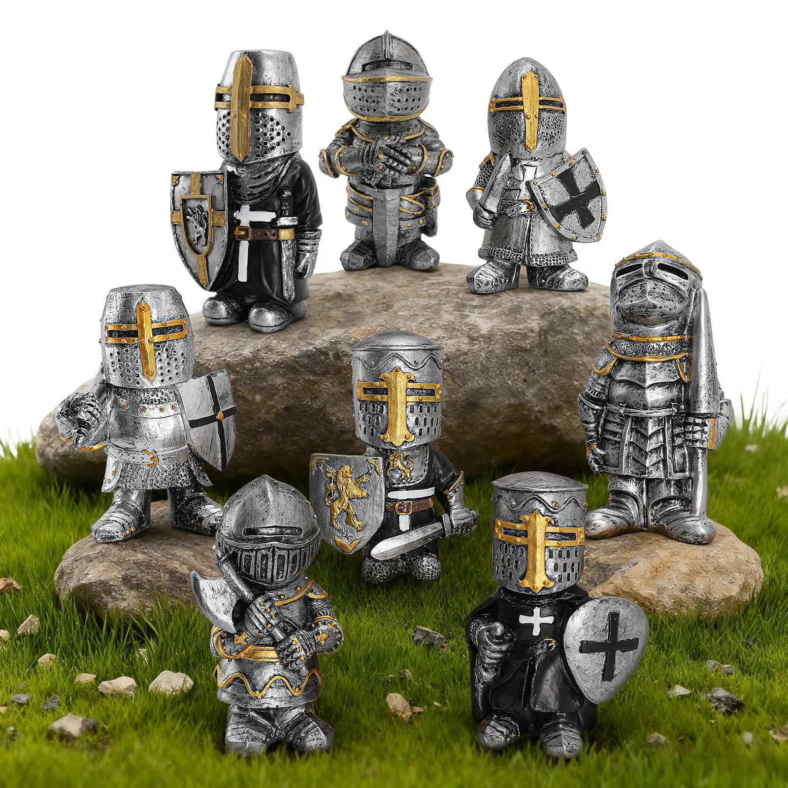Amazon.com: Knight Gnomes Guard Garden Statues 2021 Christmas