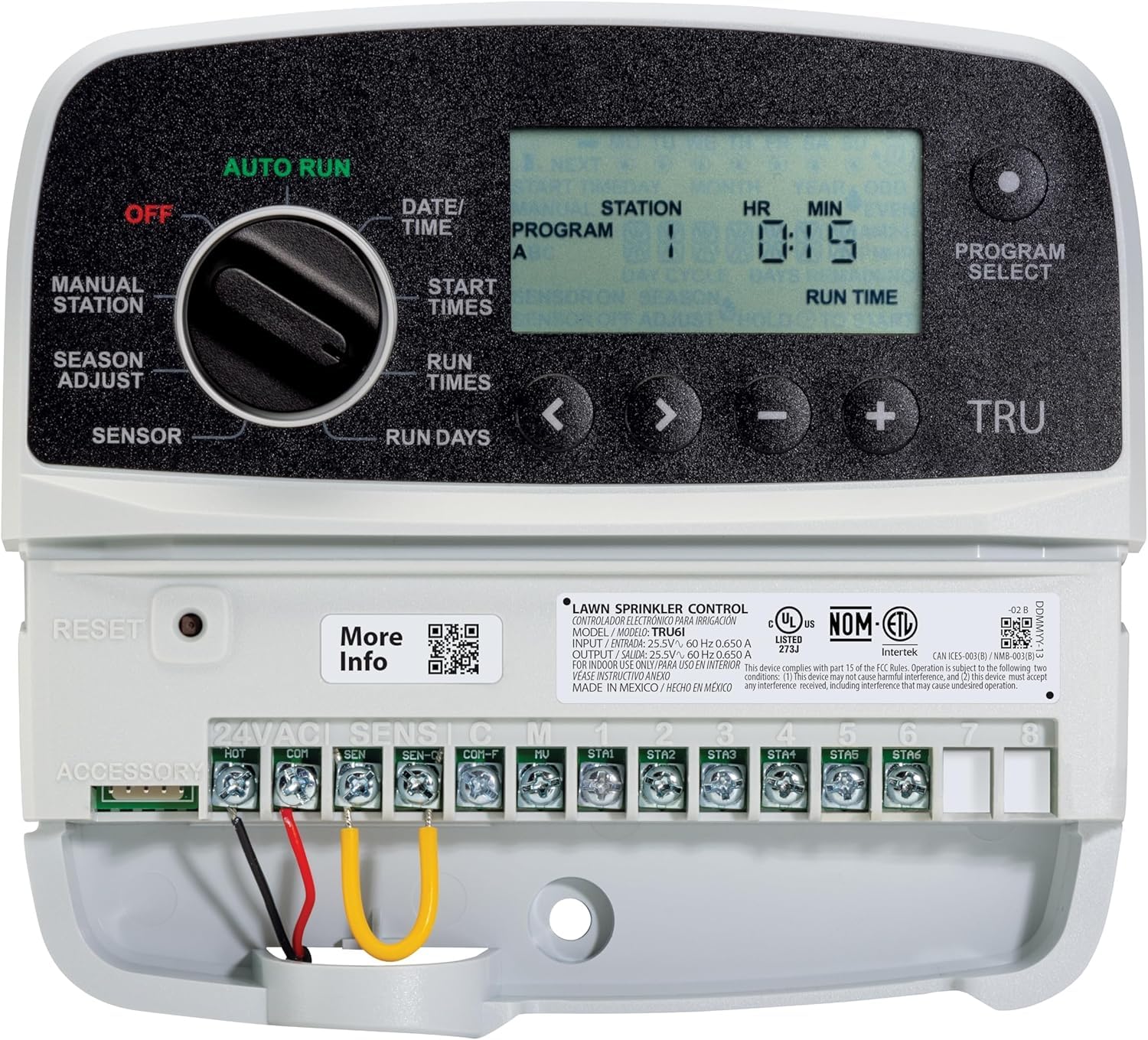 Suinga - Kit di IRRIGAZIONE AUTOMATICA R.Bird 24V, 6 Zone di Irrigazione. Kit professionale TM2 con 6 zone