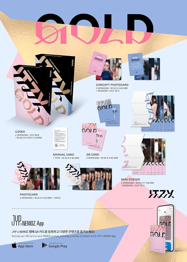 itzy GOLD アルバム 直筆サイン Amazon.co.jp: ITZY GOLD 2nd Album with Tracking (Standard