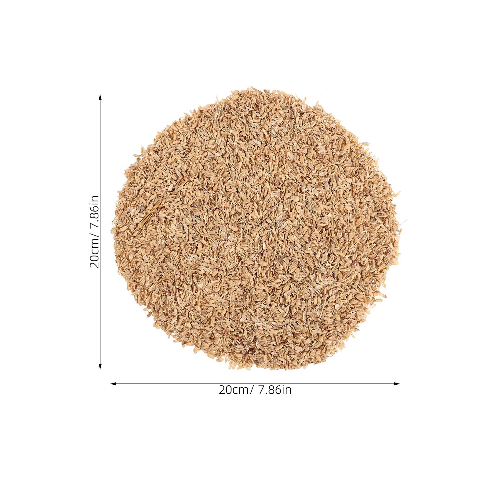Alasum Lecho para Aves de Corral Natural de Cáscara de Arroz Orgánico 1,5 Kg para Gallineros, Cajas Nido y Suministros para Invierno, Cama Ecológica para Mascotas Pequeñas y Jardinería