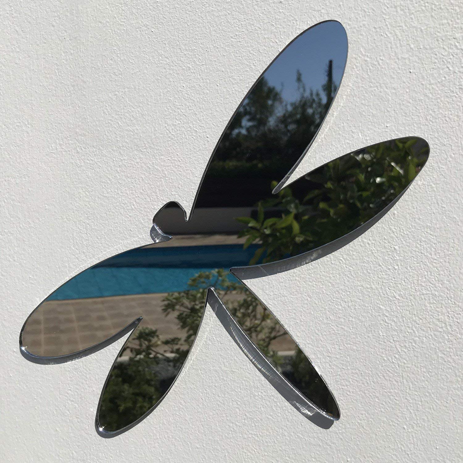 Servewell Silver Dragonfly Garden Mirrors-12Cm X 7Cm - Mirror