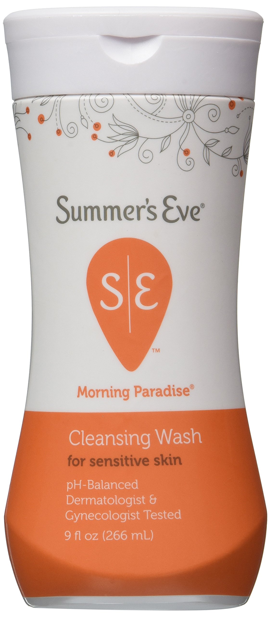 Cleansing Wash for Sensitive Skin, Morning Paradise, 9 Fluid Ounce (Pack of 3)