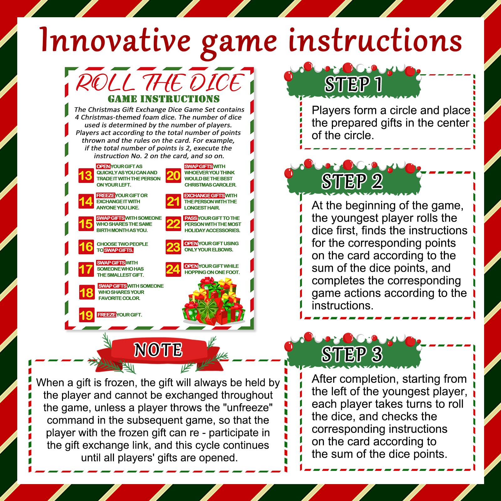 amazon-com-fullhawl-4-sets-2-6-inch-gift-for-christmas-exchange-game-dice-white-elephant-game-santa-swap-christmas-games-for-family-party-large-groups-board-large-foam-dice-2025-new-santa-gift for White Elephant Dice Game Free Printable Amazon.com: Fullhawl 4 Sets 2.6 Inch Gift for Christmas Exchange Game Dice White Elephant Game Santa Swap Christmas Games for Family Party Large Groups Board Large Foam Dice 2025 New Santa Gift for White Elephant Dice Game Free Printable