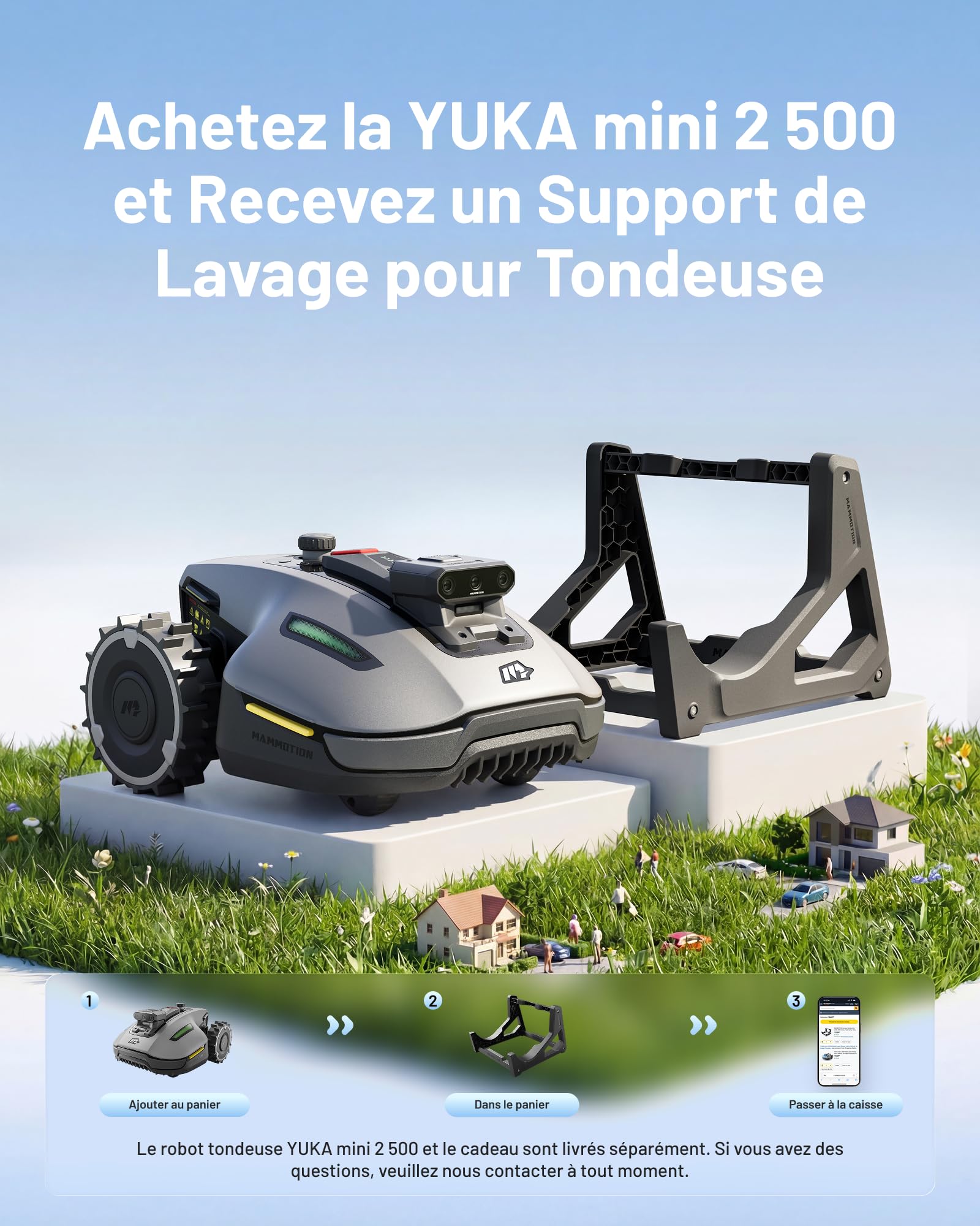 Mammotion Robot Tondeuse séries LUBA 1 - vue 2