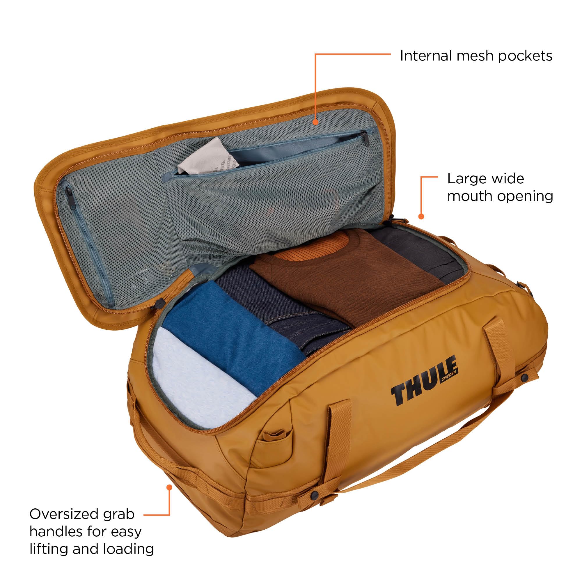 Thule Torba podróżna Chasm 40l, ZŁOTY, 70, Chasm Sport Duffel.