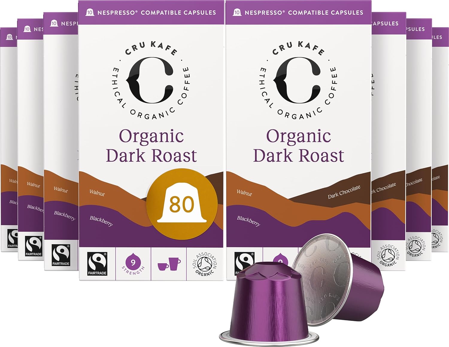 Organic Bright Roast Nespresso® Compatible Pods - CRU Kafe - View #2
