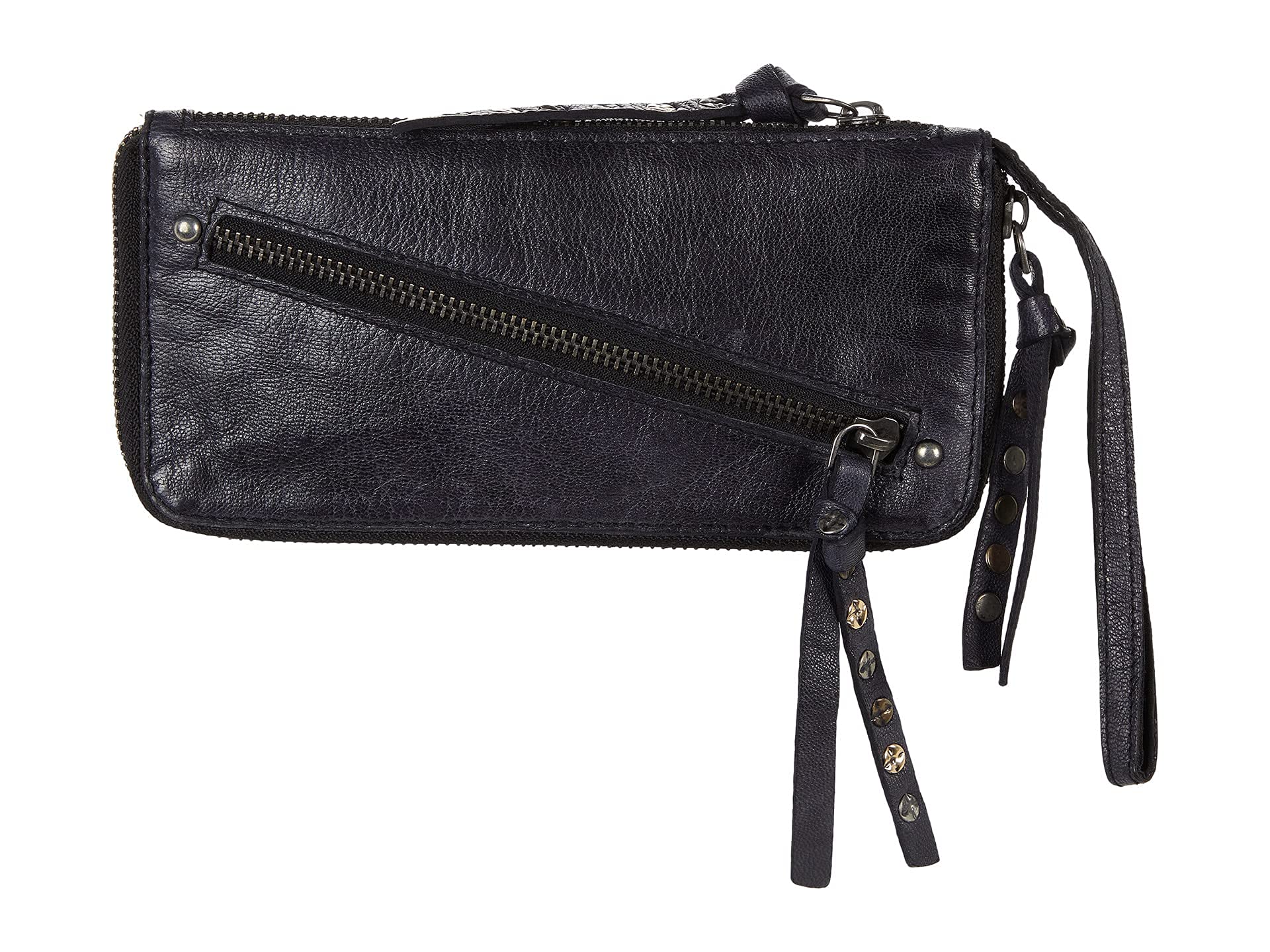 Free People Distressed Wallet Black One Size