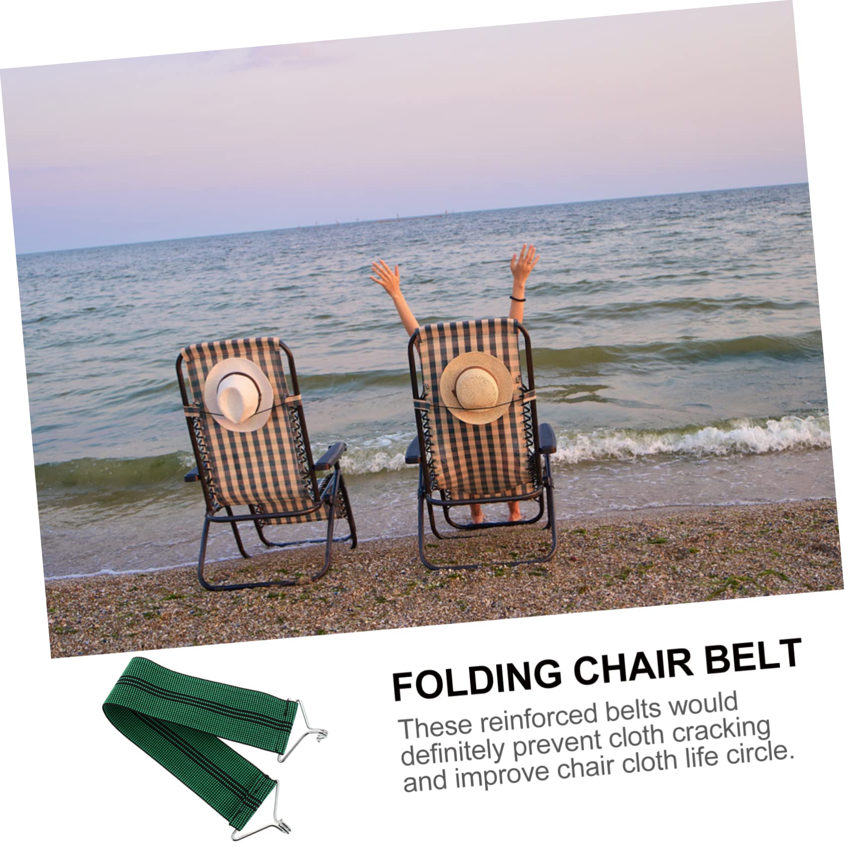 10pcs Cinghie Per Sedie Rinforzate Per Sedie Sdraio Anti-strappo Cinghie Elastiche Pieghevoli Per Stabilità E Comfort Per Recliner E Sedie Pieghevoli