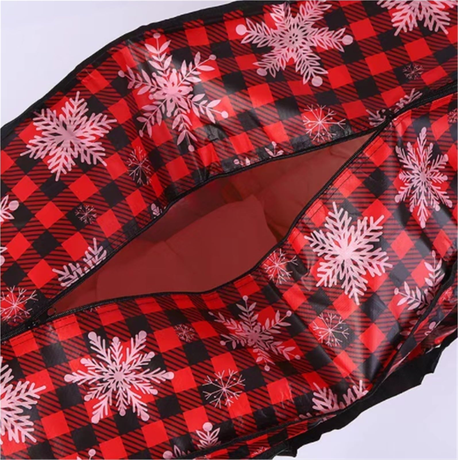 Sac Sapin Sac De Rangement for Arbre Noël, Fourre-Tout Pliable avec Poignées À Double Fermeture Éclair Rangement Noël(120x50x38cm)