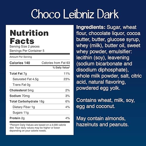 Miniatura 2 de Bahlsen Choco Leibniz Dark Cookies (3 cajas)