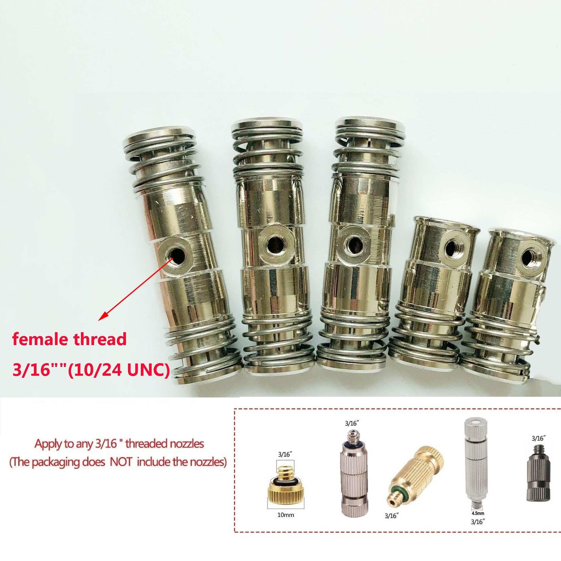 50pcs Kit di Giunzione Pneumatica for Raccordi, T-Giunzione Pneumatica Raccordi Rapidi Tubo Connettore Tubo, Pressione Massima: 150 Bar