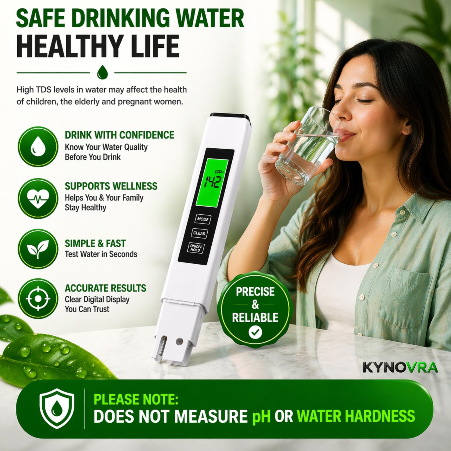 Digital TDS Meter - Water Quality Tester -7