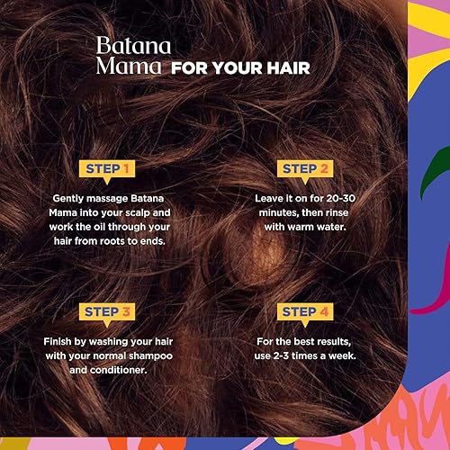 Miniatura 6 de Aceite de batana prensado en frío para el crecimiento del cabello, 100% puro y orgánico, sin olor a quemado, mascarilla para el cabello de Honduras,