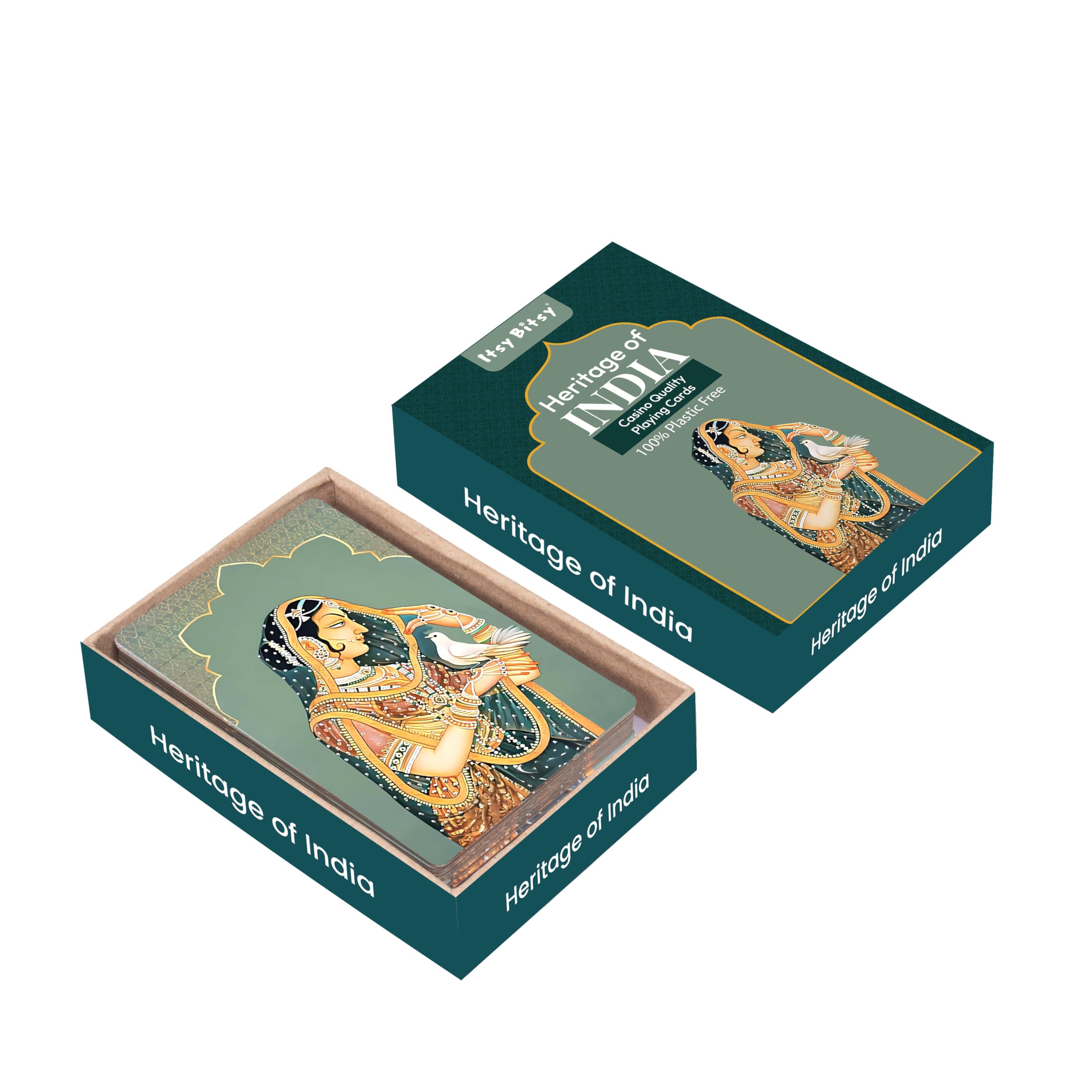 Itsy Bitsy Heritage of India Playing Cards - Eco-Friendly Deck -2