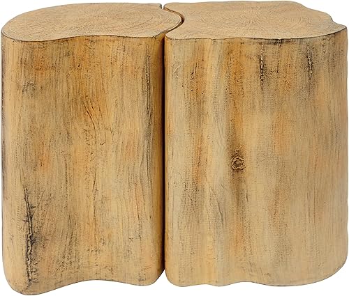 Miniatura 55 de kevinplus Juego de 2 mesas auxiliares pequeñas blancas para sala de estar, mesa auxiliar redonda de madera para dormitorio, oficina, sin montaje