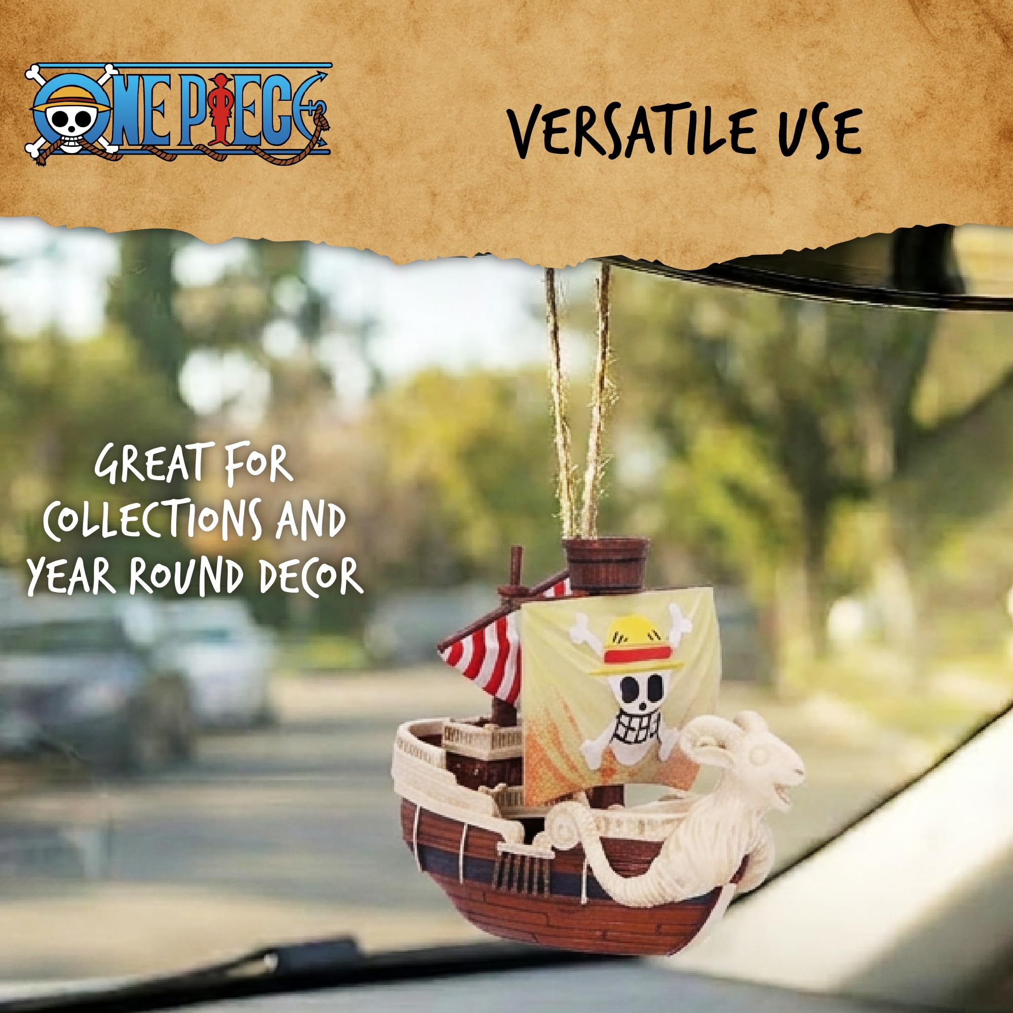 One Piece Christbaumanhänger Going Merry 8 cm