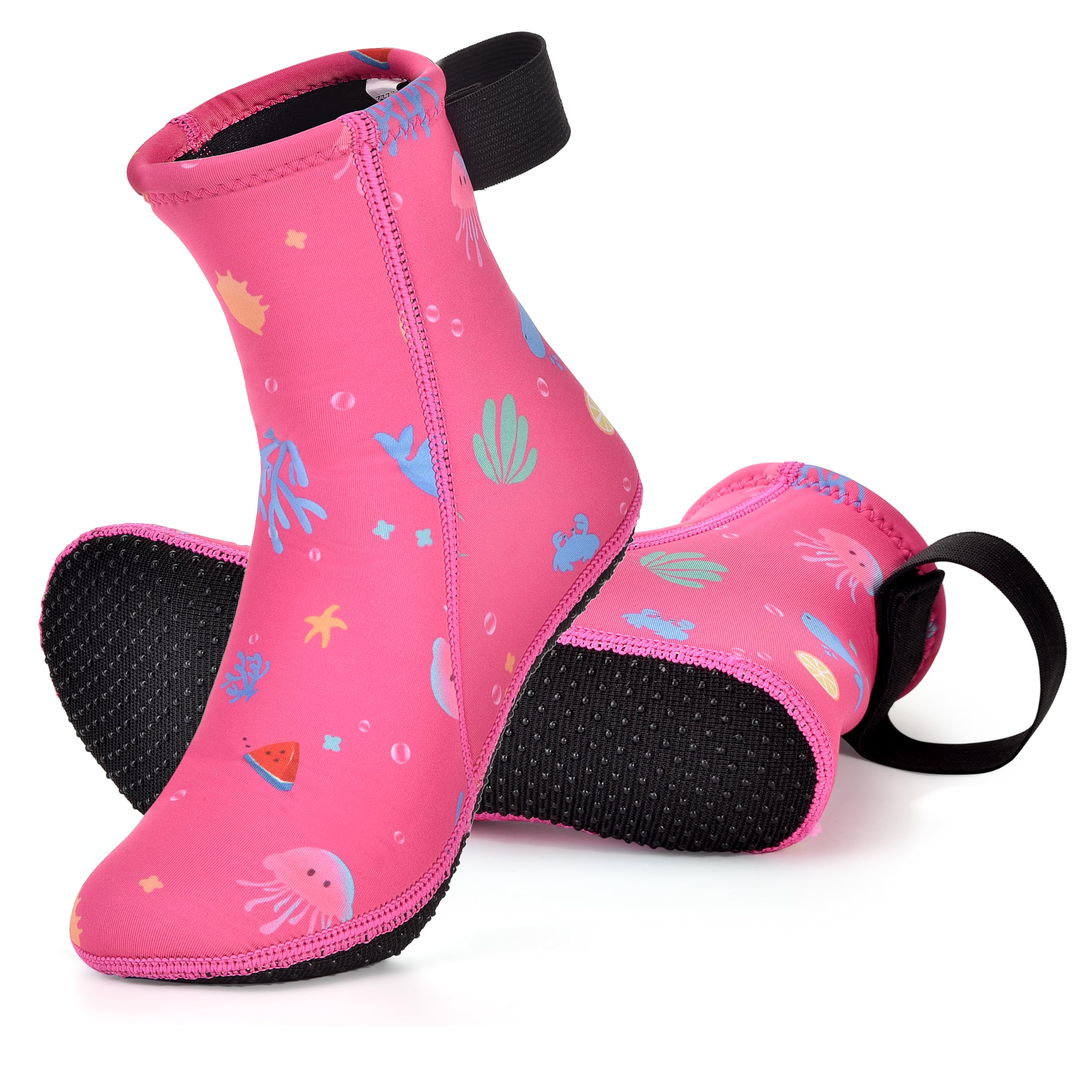 Intbost 3mm Kids Neoprene Socks Wetsuit Socks Boys Girls Water Sock Keep Warm Anti Slip Swimming Scuba Diving