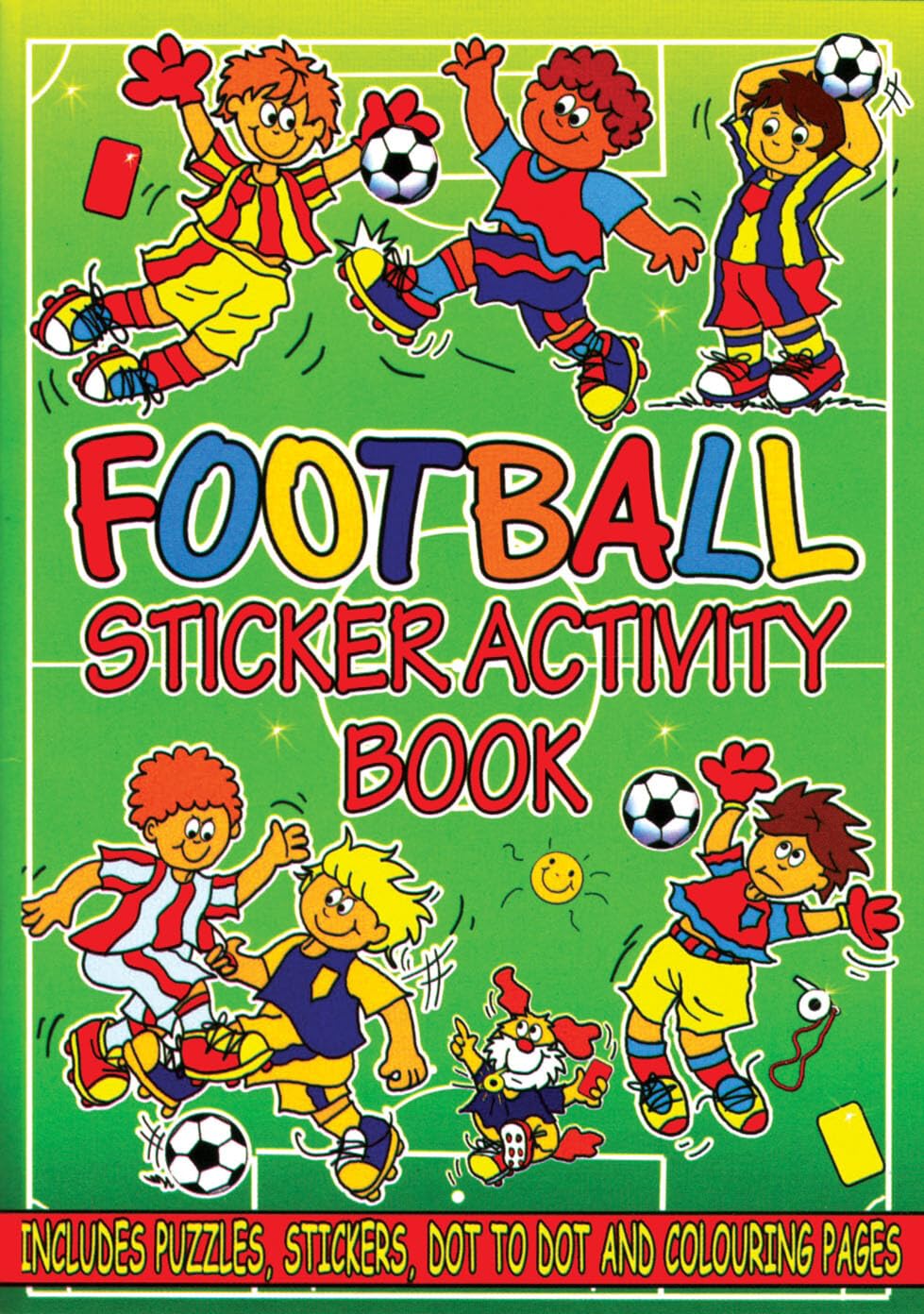 Quickdraw Football Sticker Activity Book A6 Kids Puzzle Book with Stickers Colouring Wordsearch Dot to Dot Party Bag Fillers Children’s Soccer Activity Books 36 Pages (12)