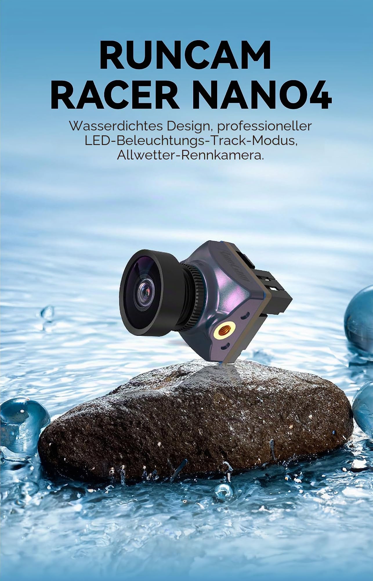 RunCam Racer Nano 4 FPV wasserdichte Allwetterkamera 1200TVL für FPV Racing Drohne