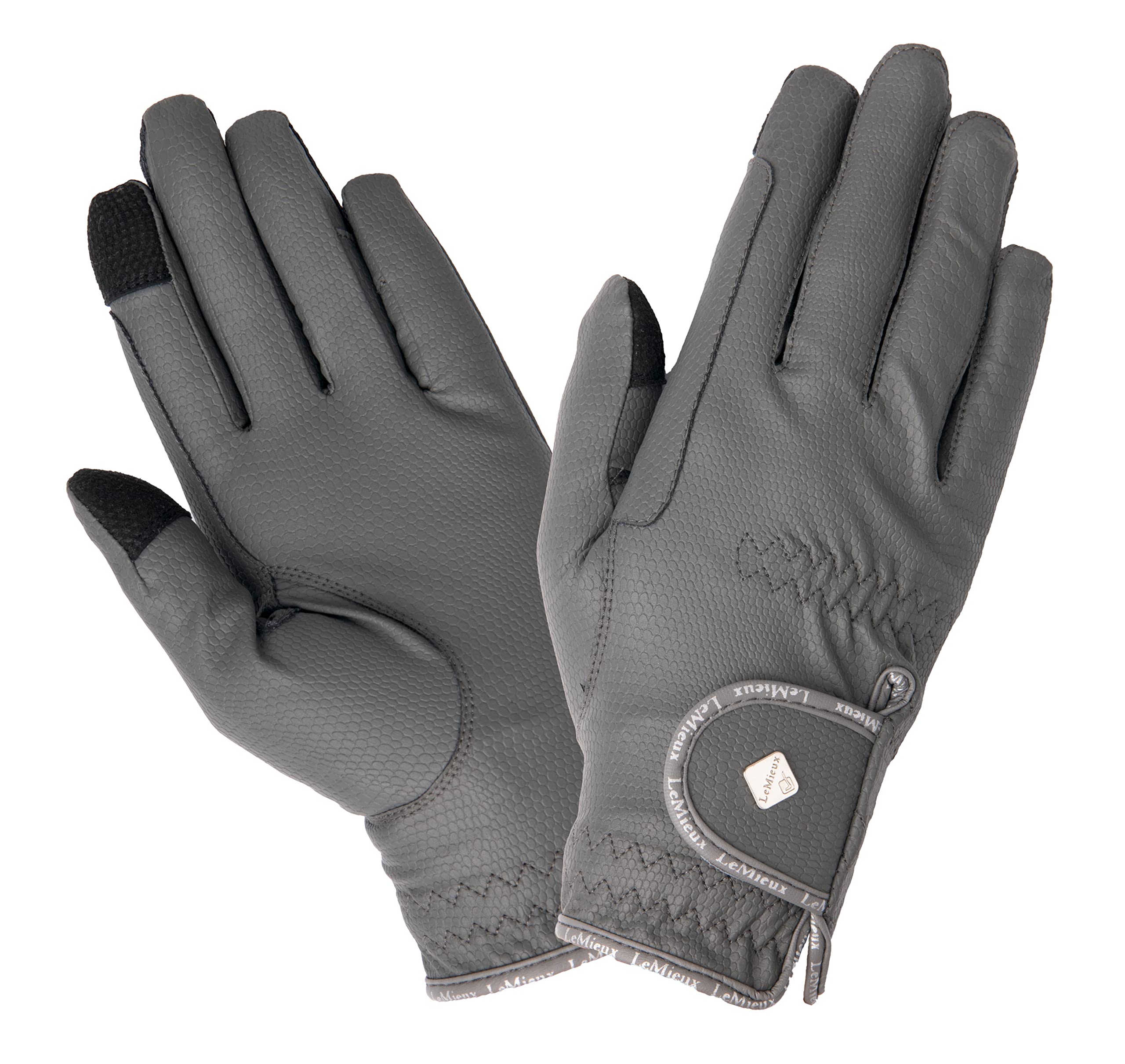 LeMieux Guanti da equitazione classici unisex in pelle sintetica - traspiranti - antiscivolo
