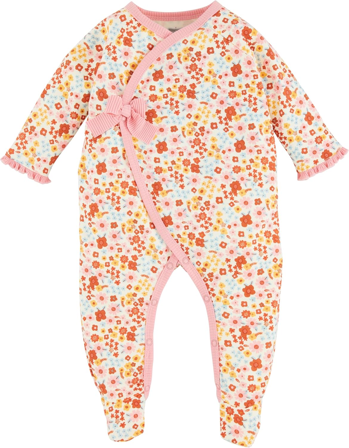 Mud Pie baby-girls Mud Pie Baby Fall Floral Sleeper