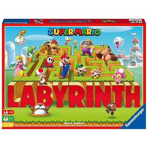 Immagine del prodotto Ravensburger – Labyrinth Super Mario, Gioco Da Tavolo, Da 2 A 4 Giocatori, 7+ Anni