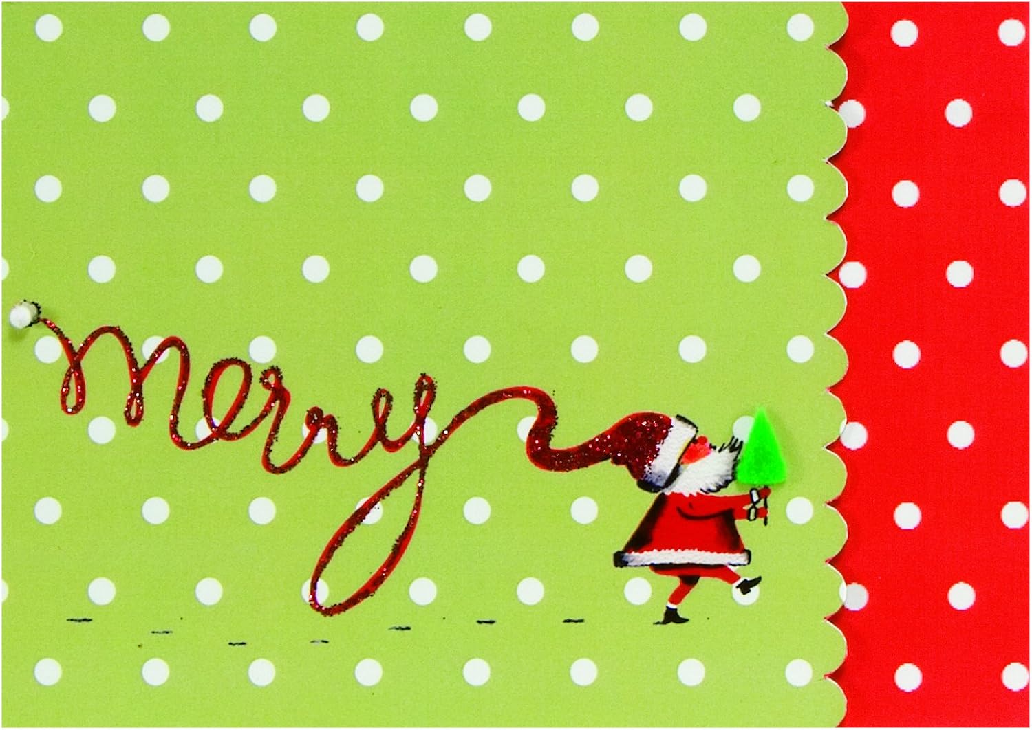 The Gift Wrap Company Merry Santa Boxed Christmas Cards, 14