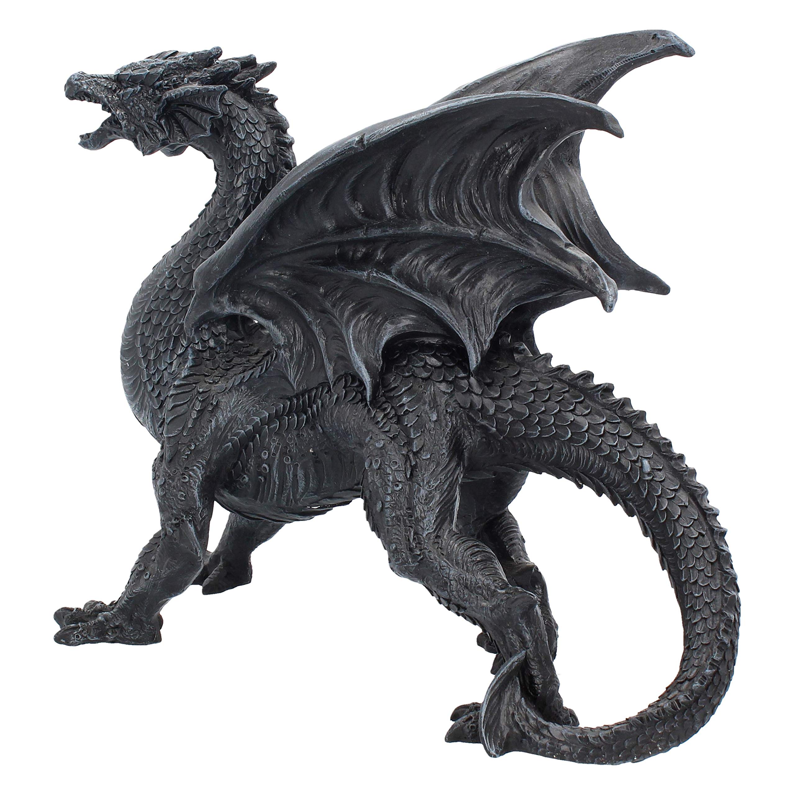 Nemesis Now Dragon Watcher - Figura Decorativa (28,5 cm), Color Negro
